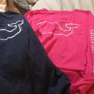 2 vineyard vines long sleeve women’s tee shirts M